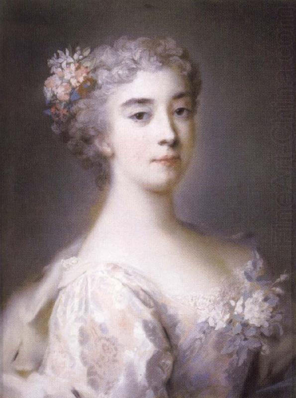 Portrait of Anna Sofia Enrichetta of Modena, Rosalba carriera